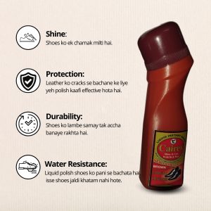 Cairey Brown Liquid Shoe Polish – Premium Shine & Lasting Protection - Image 3